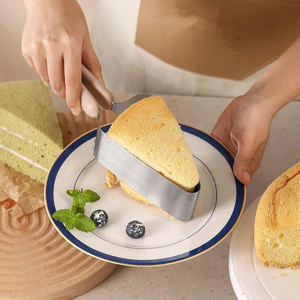 Adjustable Stainless Steel Cake Slicer & Triangular Divider Cake Slicer Tool QXL