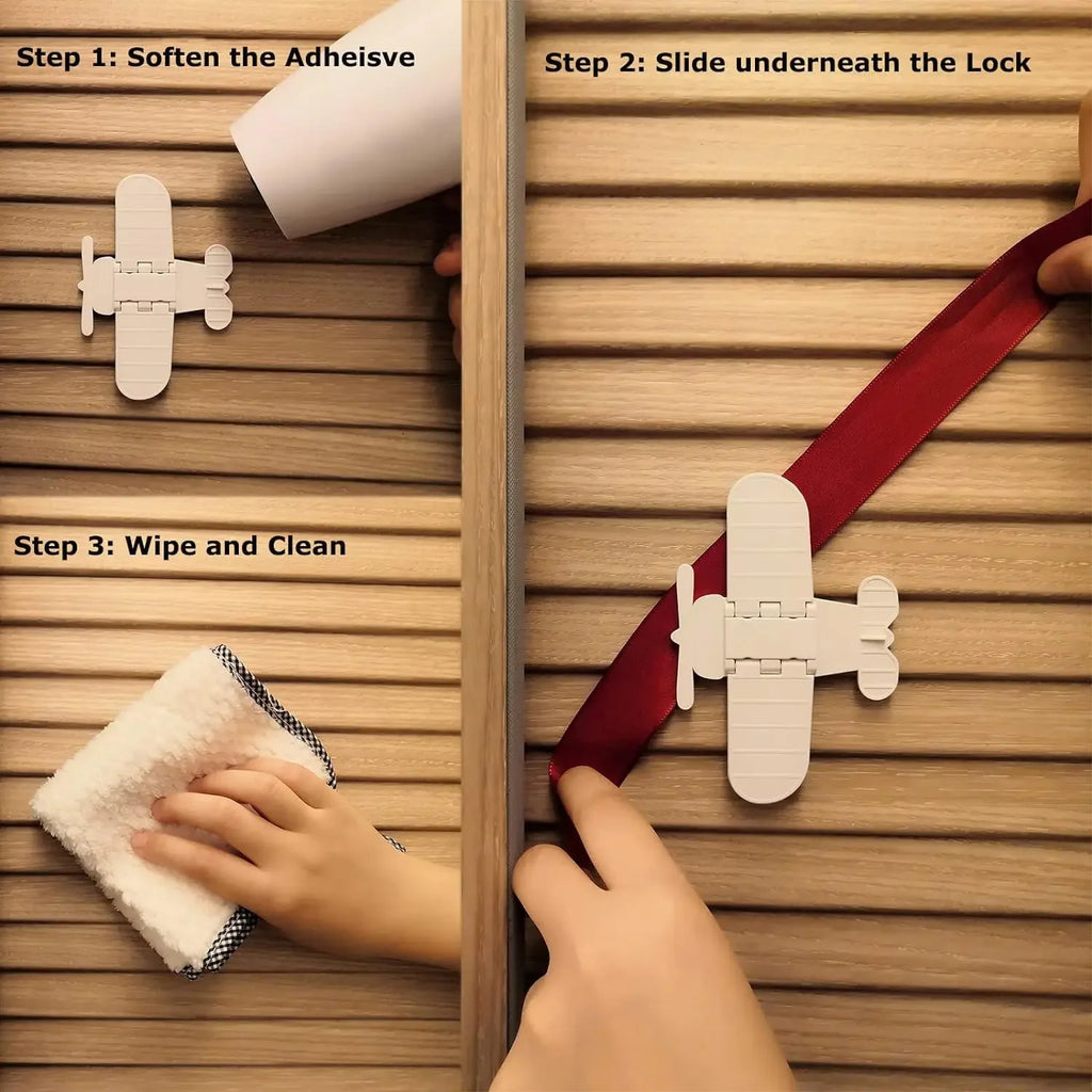Baby Safety Window & Sliding Door Limit Lock – 1/3-Pack Baby Safety Lock QXL