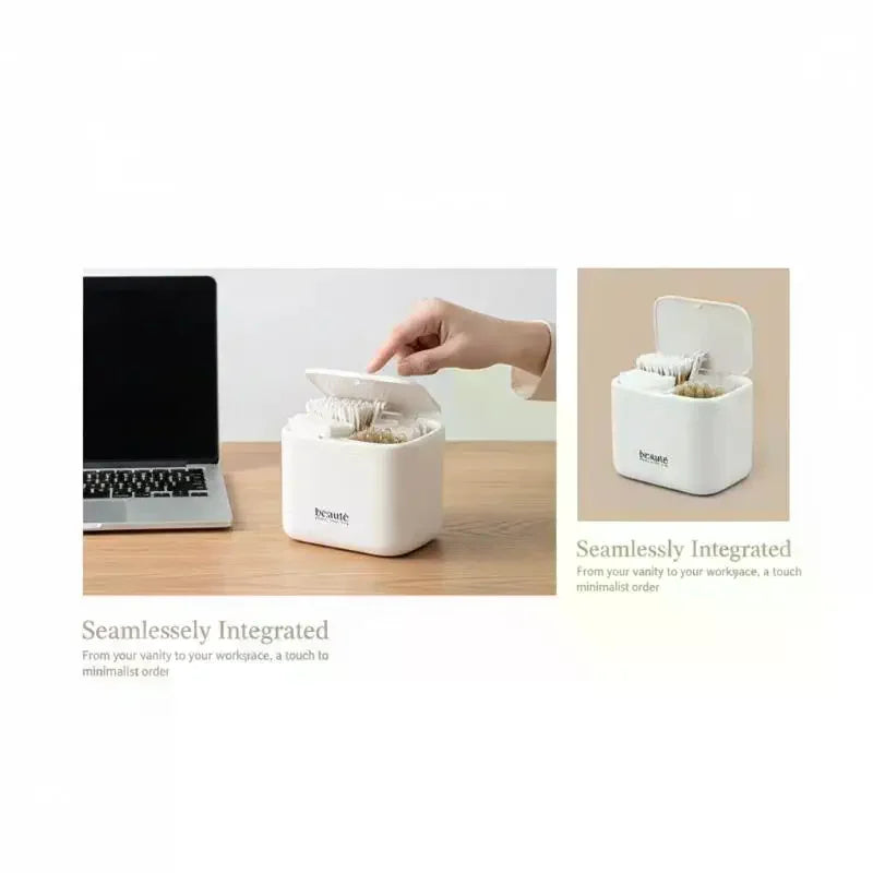 Automatic Cotton Swab Dispenser Box | Dustproof Organizer Cotton Swab Organizer QXL