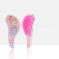 Unicorn Anti-Static Detangling Massage Hair Brush – Pink Detangling Hair Brush QXL NO.1