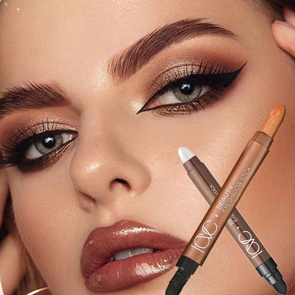 Double-Ended Waterproof Eyeshadow Stick | Shimmer & Matte Eyeshadow Stick QXL