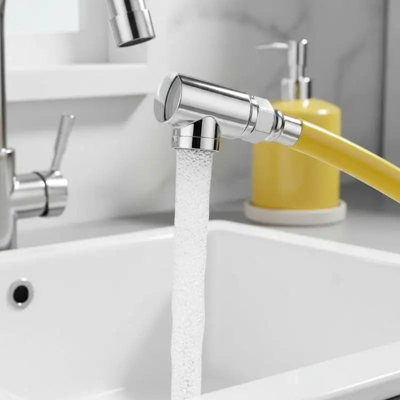Flexible Stainless Steel Faucet Extender | Kitchen & Bathroom Faucet Extender Tube QXL