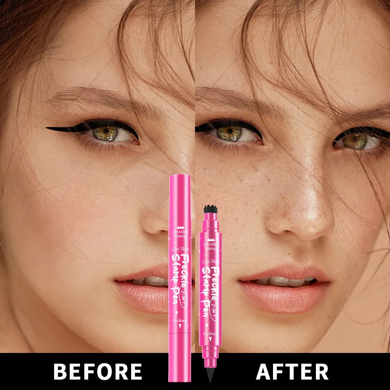 3-in-1 Freckle Stamp Pen – Eyeliner, Contour & Concealer Freckle Stamp Pen QXL