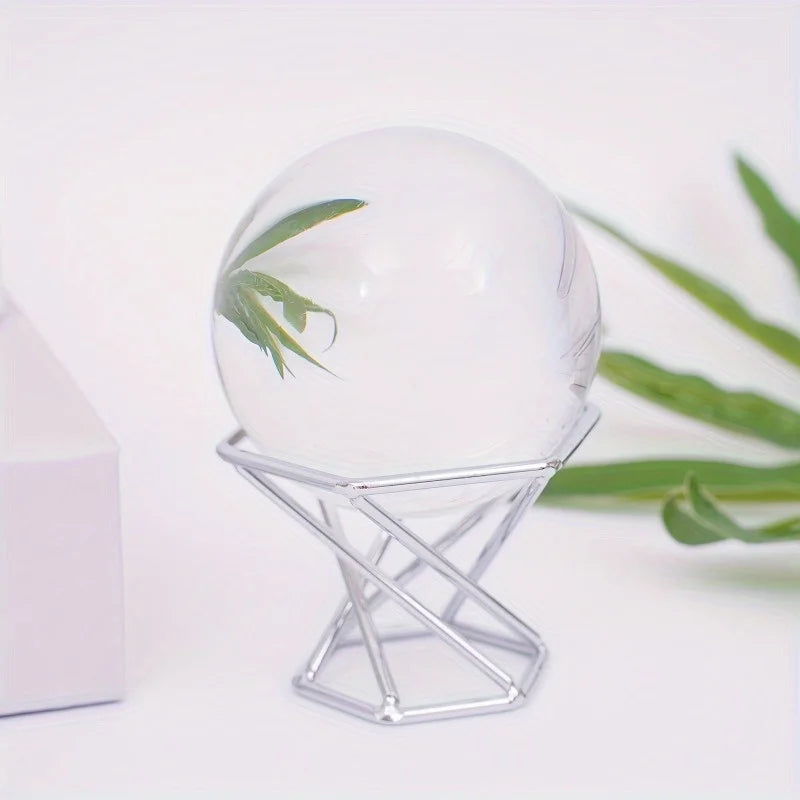4-Pack Geometric Crystal Ball Display Bases | Sphere Stand Sphere Display Stand QXL
