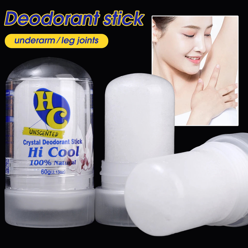 Alum Crystal Deodorant Stick | Natural Antiperspirant 60g Crystal Deodorant Stick QXL