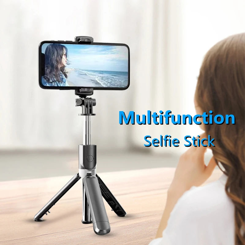 Wireless Selfie Stick Tripod with Bluetooth Remote | 68cm Selfie Stick Tripod QXL