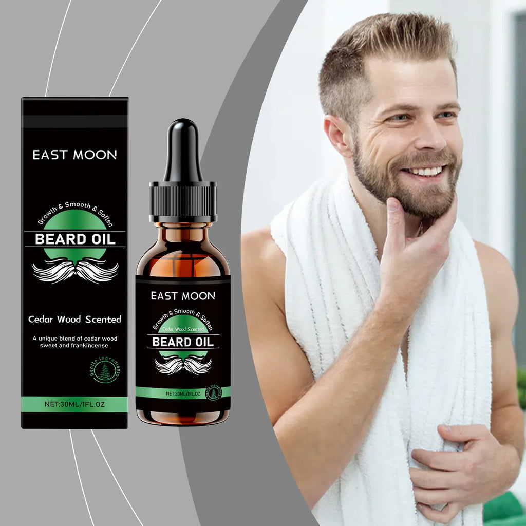 Cedar Beard Oil – Cleansing & Moisturizing Essential Oil Beard Essential Oil QXL 30Ml