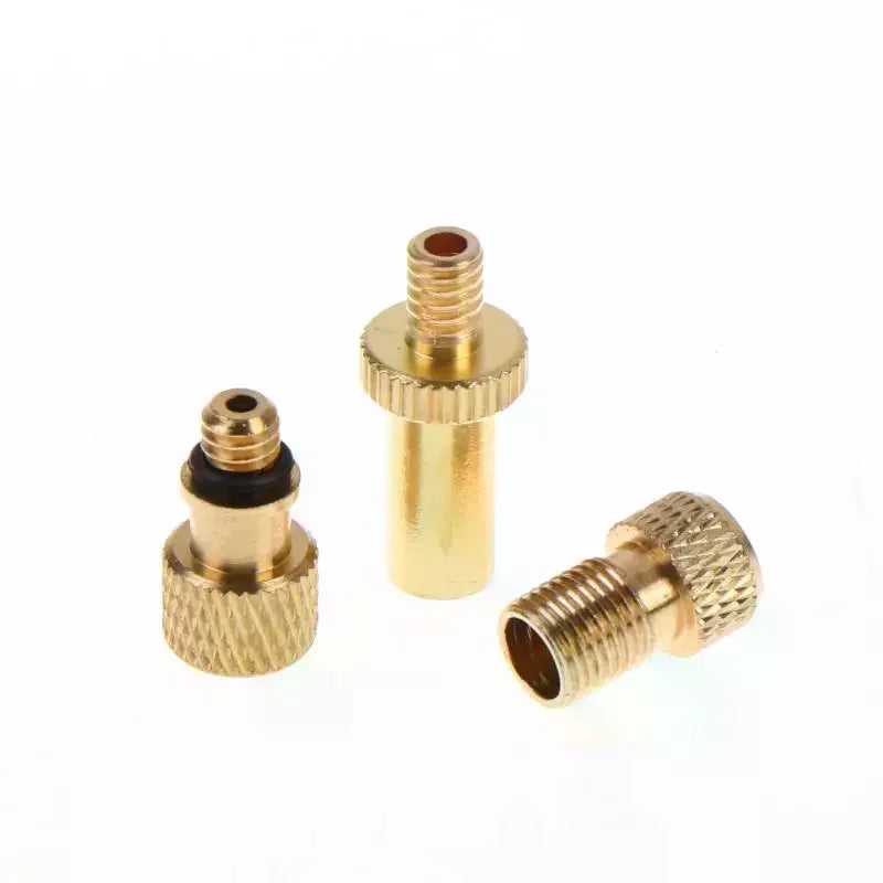 Brass Bicycle Valve Adapter | Presta Schrader Dunlop Converter Bicycle Valve Adapter QXL