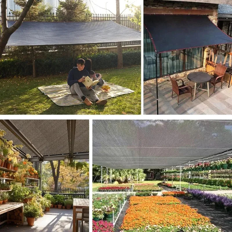 4x6m 95% UV Shade Net with Grommets | Outdoor Shading Cloth UV Shade Net QXL