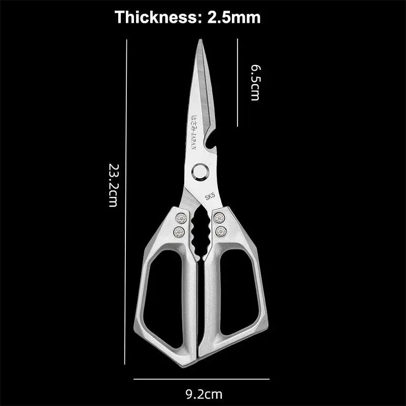 Heavy-Duty Stainless Steel Kitchen Scissors | Poultry Shears Kitchen Scissors QXL