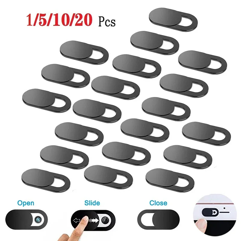 Sliding Webcam Cover for Laptop, Phone & Tablet | 1–20 Pack Webcam Privacy Cover QXL