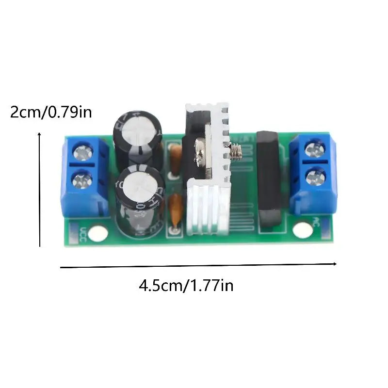 L7805 L7812 Voltage Regulator Module – 5V / 12V DC Output Voltage Regulator Module QXL