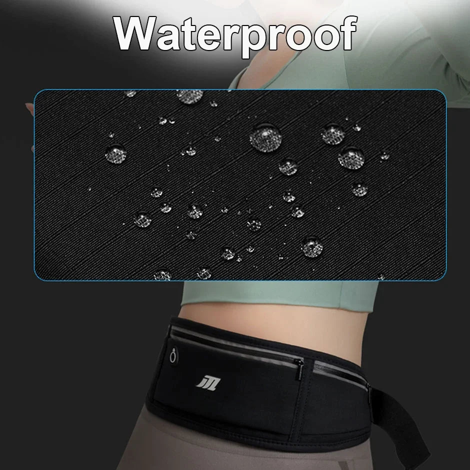 CWILKES 3-Pocket Running Waist Bag | Sports Belt Pouch Running Waist Bag QXL
