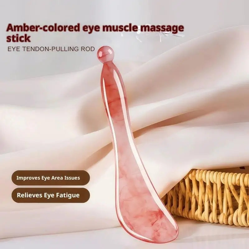 Natural Resin Gua Sha Massage Set | Face Board & Acupoint Stick Gua Sha Massage Set QXL W