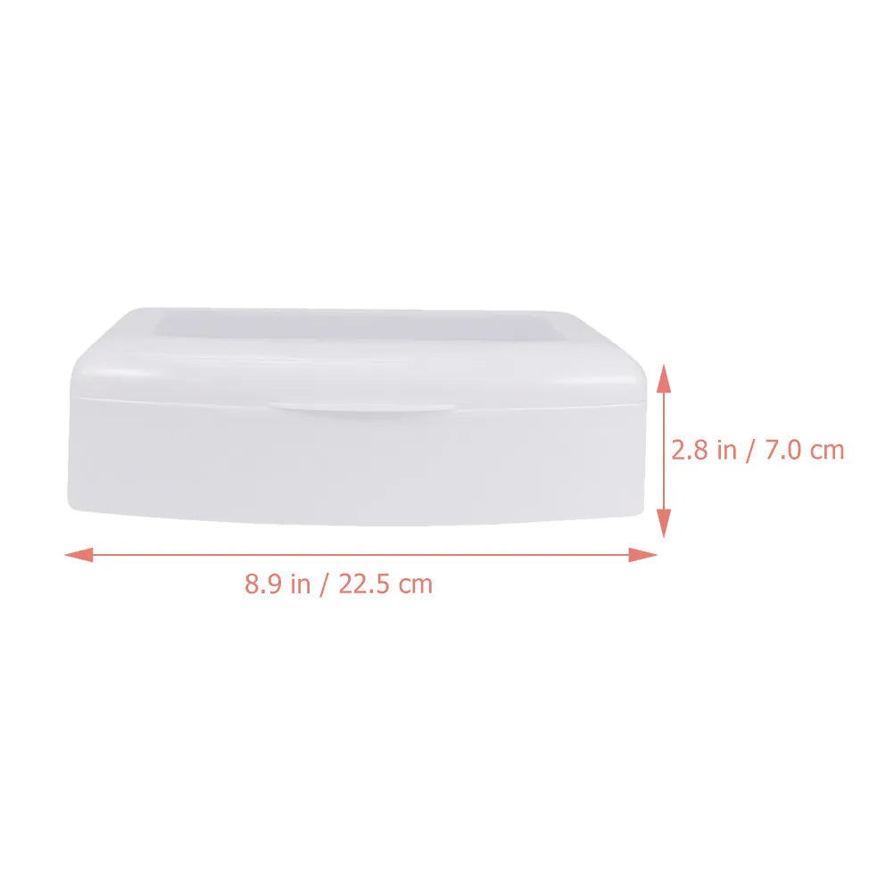 2-Pack Nail Tool Sterilization Tray with Sealed Lid | Salon Nail Tool Sterilization Tray QXL