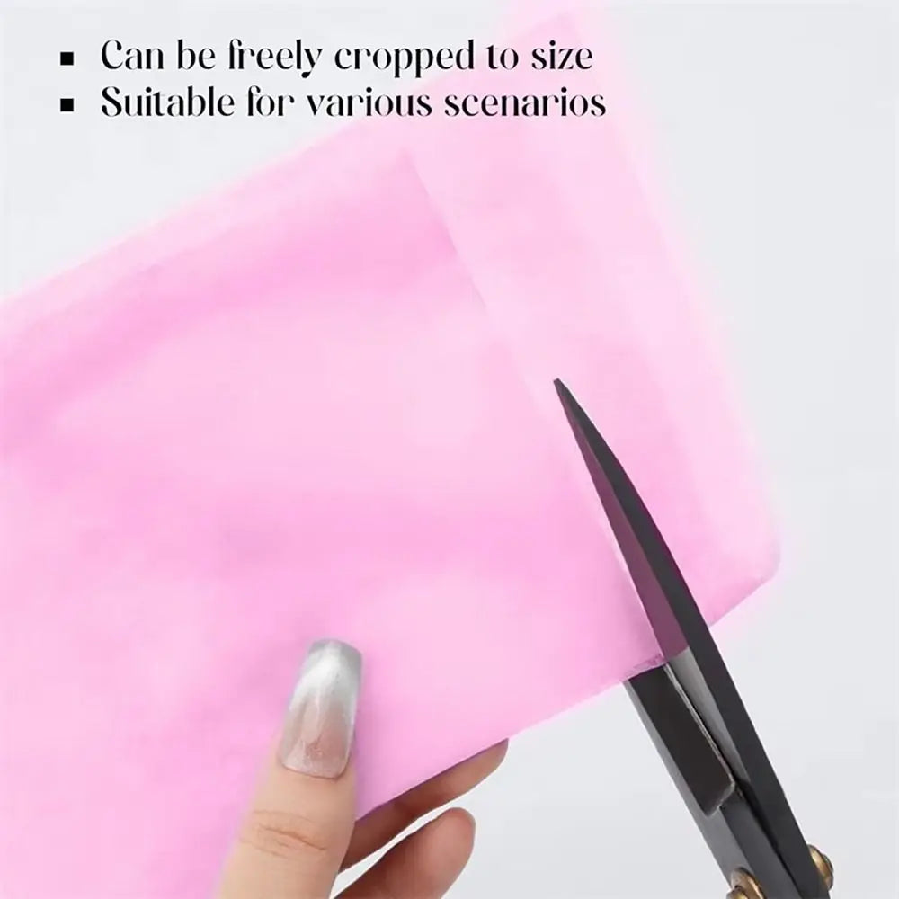 100-Pack Nail Dust Collector Filter Pads | Non-Woven Pink Blue White Nail Vacuum Filter Pads QXL