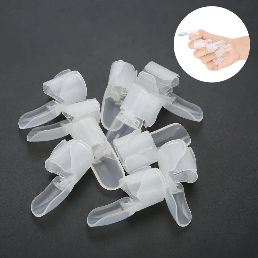 10-Pack Nail Polish Shields | Flexible Finger Nail Protector Tips Nail Polish Shields QXL
