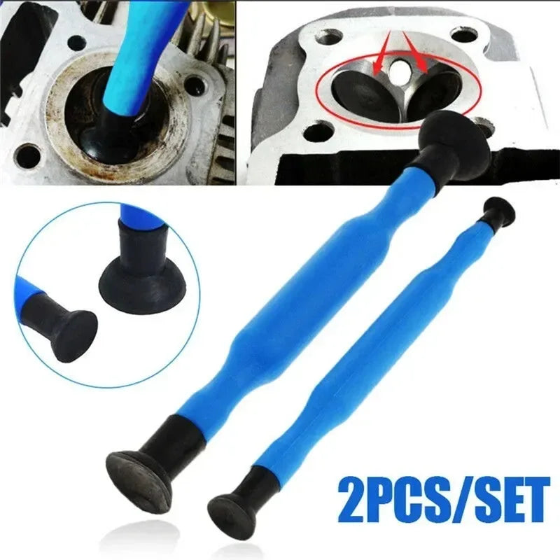 2-Piece Engine Valve Lapping Stick Set | Auto & Motorcycle Valve Lapping Tool QXL