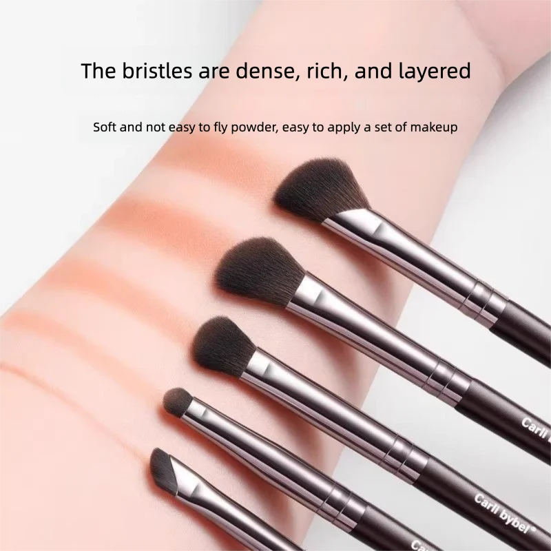 8-Piece Professional Makeup Brush Set | Ultra-Soft Wool Fiber Makeup Brush Set QXL
