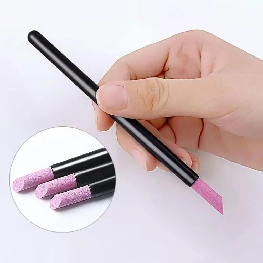 Double-Headed Nail Polishing Pen | Cuticle Remover & Buffer Nail Polishing Pen QXL