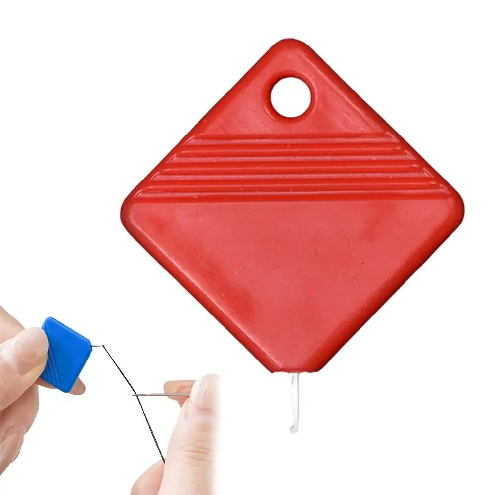 5-Pack Automatic Needle Threaders for Hand Sewing | All Sizes Needle Threader Set QXL red- 5PCS