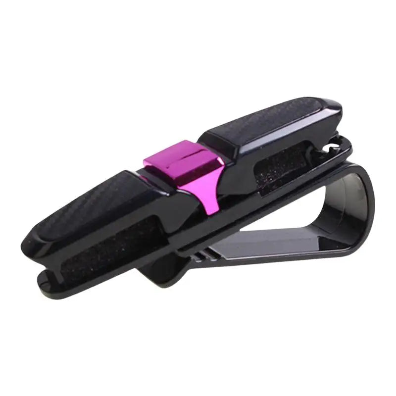 Car Sun Visor Sunglasses Holder Clip | Crystal Rhinestone Bracket Car Visor Organizer QXL