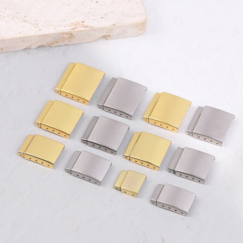Watch Band Extender Clasp 12–22mm | Gold & Silver Steel Watch Band Extender QXL