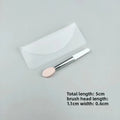 3-Pack Silicone Lip Brush Set with Dust Covers | Lip Mask Silicone Lip Brush QXL Flesh-colored bag 3p