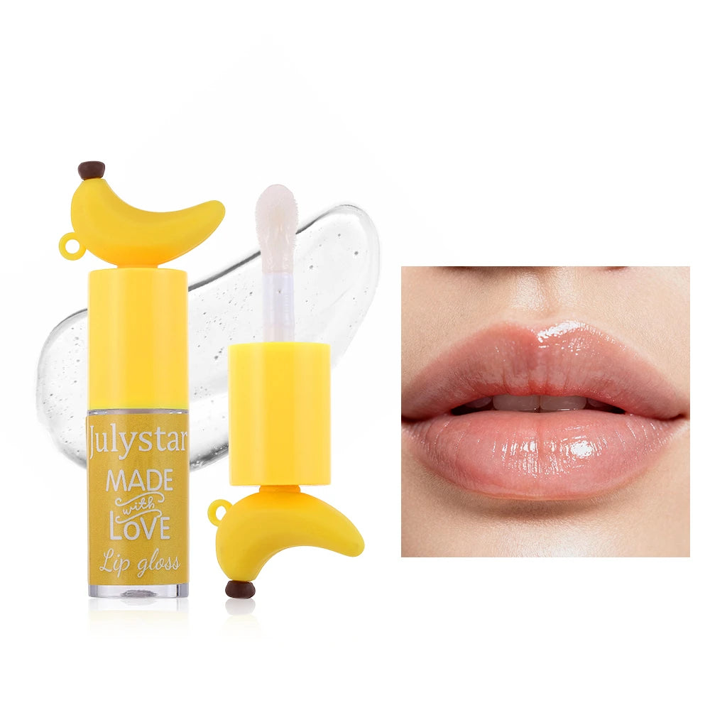 Julystar Banana Lip Gloss Oil | Portable Hydrating Lip Oil Lip Gloss Oil QXL MultiPurpose Lip Oil