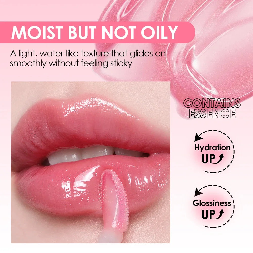 Julystar Kawaii Rabbit Lip Gloss | Glitter Moisturizing Lip Gloss QXL