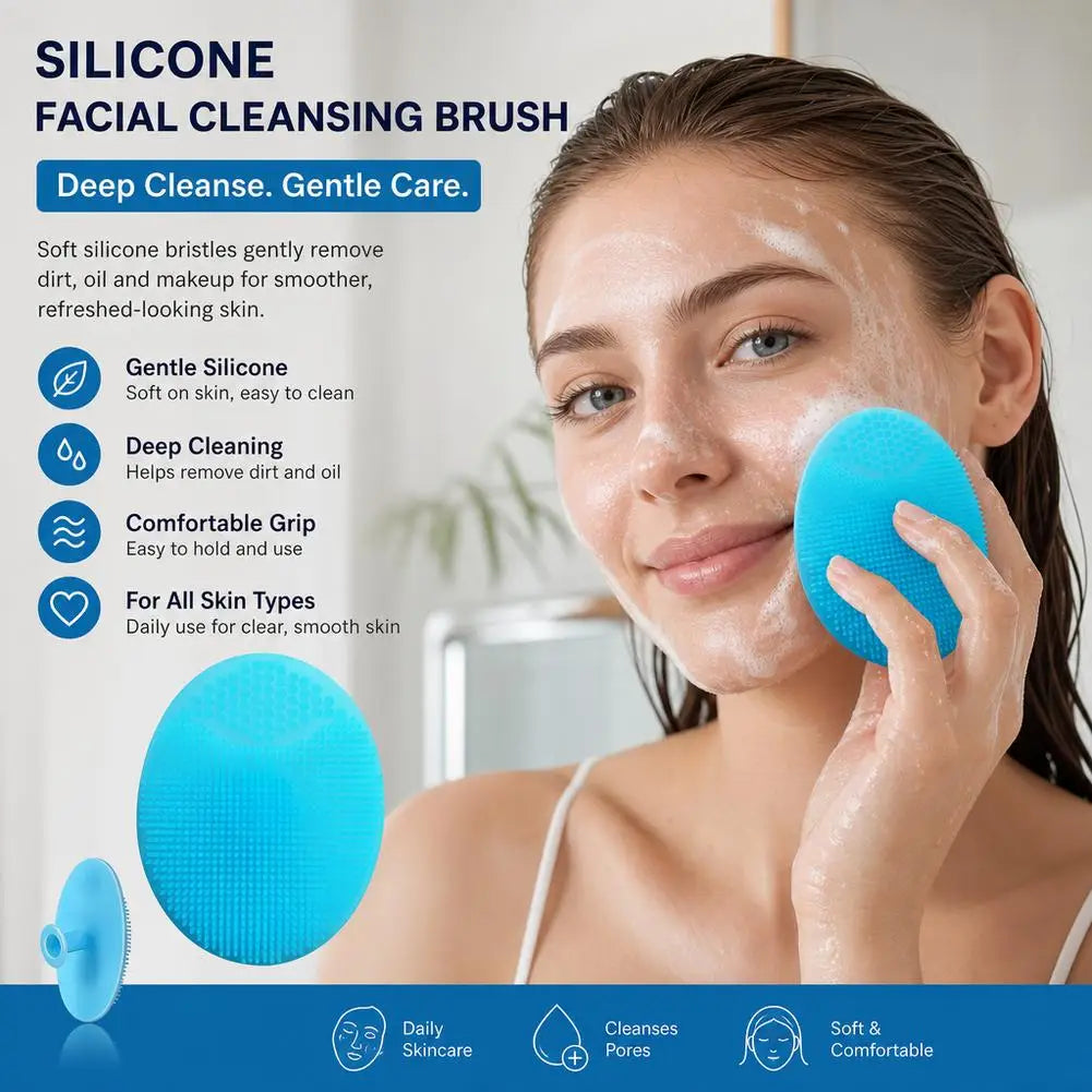 Soft Silicone Baby Bath Brush | Infant Hair & Scalp Washing Baby Bath Brush QXL