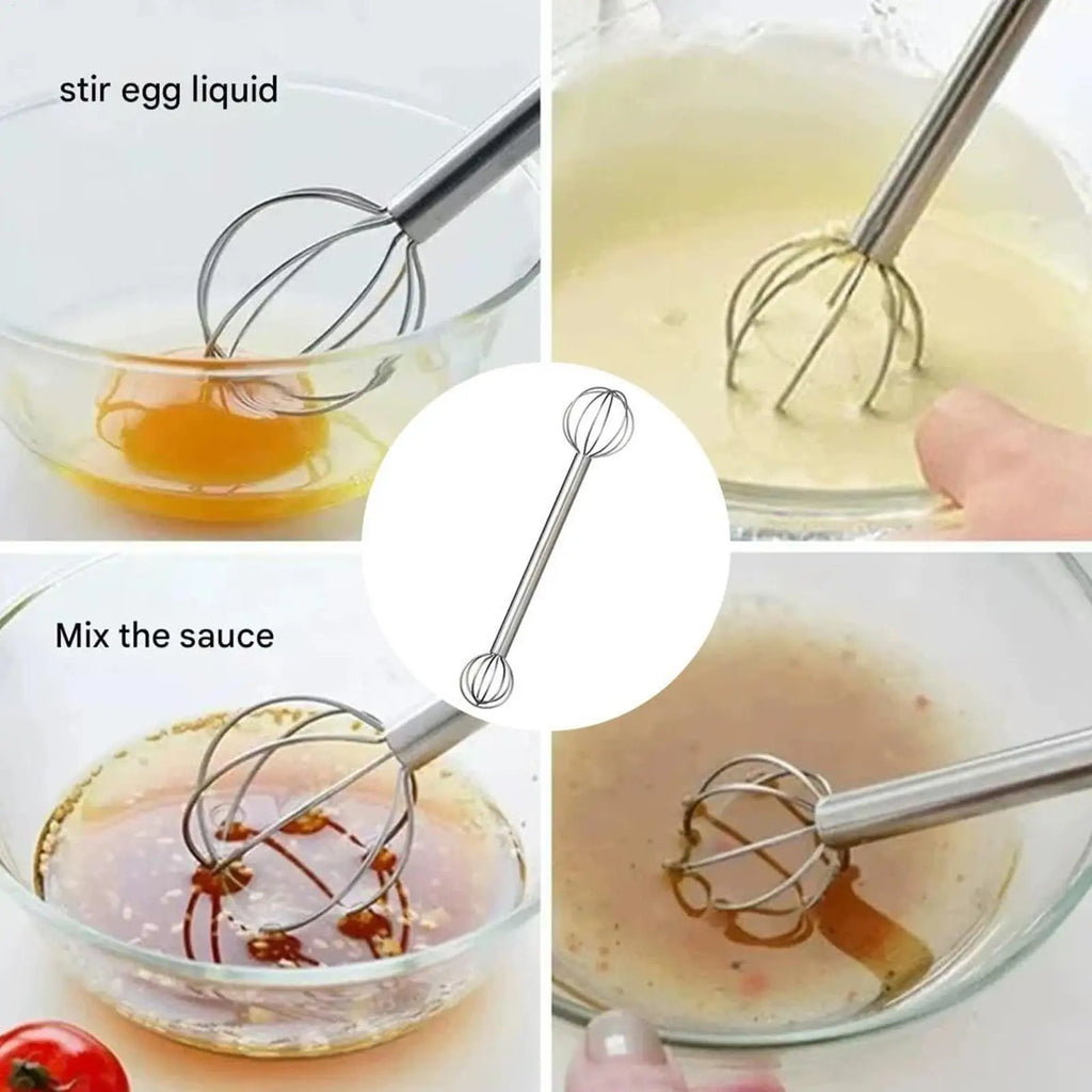 Stainless Steel Double-Head Miso Stirring Stick | Mixing Tool Kitchen Mixing Tool QXL