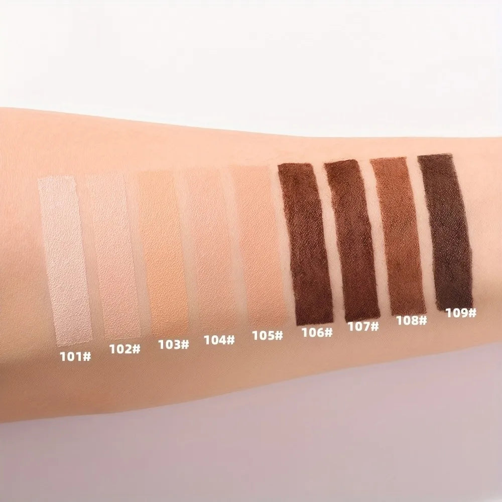 Beauty Glazed Matte Liquid Foundation & Puff Set – 9 Shades Liquid Foundation Set QXL