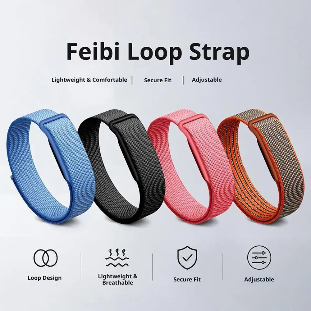 Nylon Loop Watch Band for Google Fitbit Air | Soft & Breathable Watch Band QXL