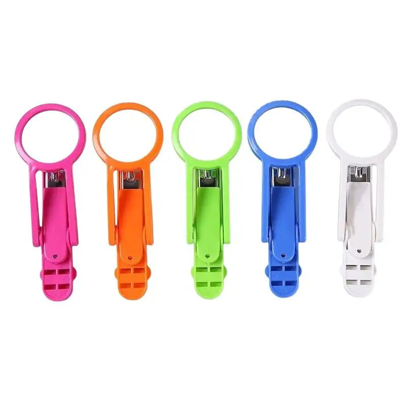 Magnifying Glass Nail Clipper | Anti-Splash Metal Clippers Magnifying Nail Clipper QXL