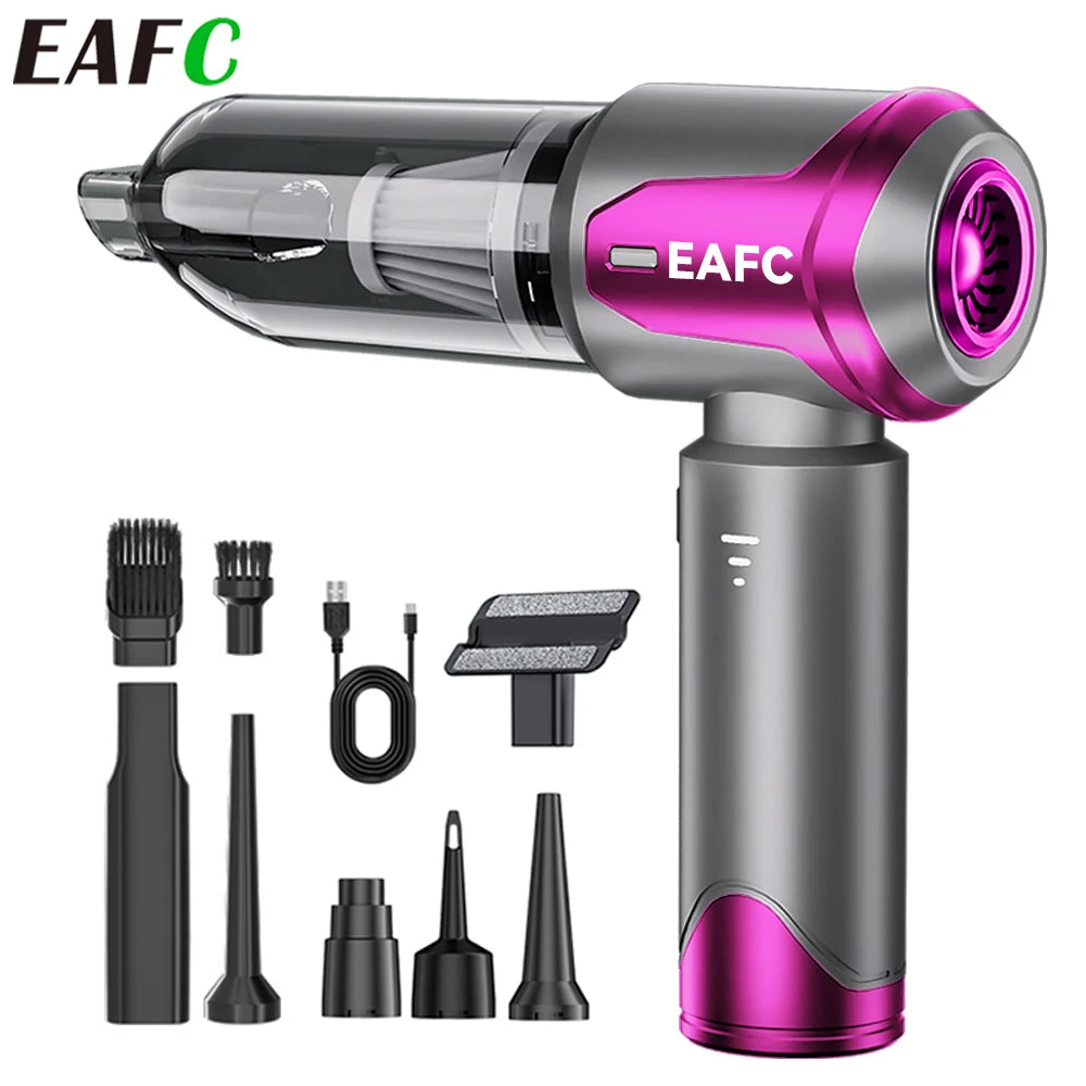 EAFC 16000Pa Cordless Handheld Vacuum & Air Blower for Car Cordless Handheld Vacuum QXL