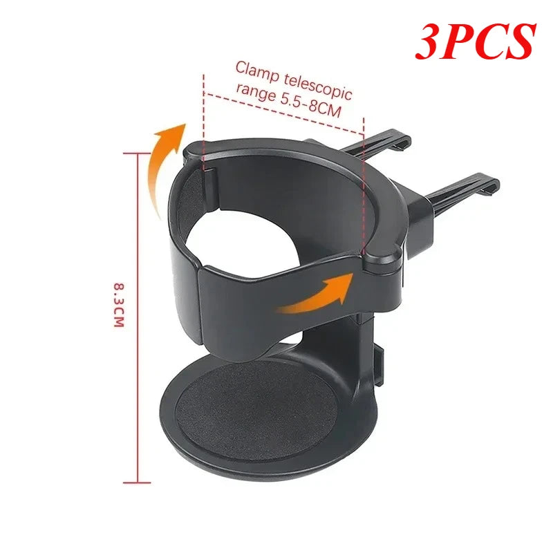 Car Air Vent Cup Holder | Foldable Water Bottle Stand Car Cup Holder QXL 3PCS