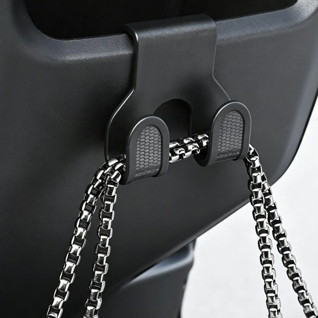 Motorcycle Helmet Hook & Bag Hanger | Double Hook Mount Motorcycle Helmet Hook QXL