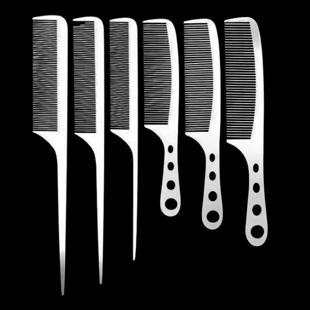 Stainless Steel Anti-Static Barber Comb | Ultra-Thin Styling Barber Styling Comb QXL