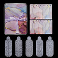 60-Pc Silicone Nail Art Molds | French Tips & 3D Gel Designs Nail Art Molds QXL 60pcs