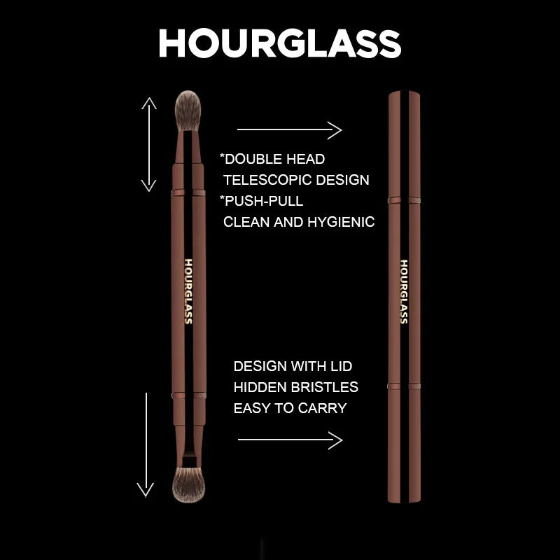 Hourglass No.27 Double-Head Retractable Eyeshadow Brush Eyeshadow Brush QXL