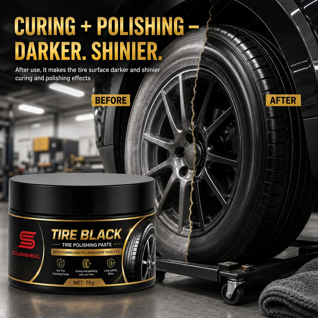 Tire Dressing Paste – Polish, Condition & Protect Tires 70ml Tire Dressing Paste QXL