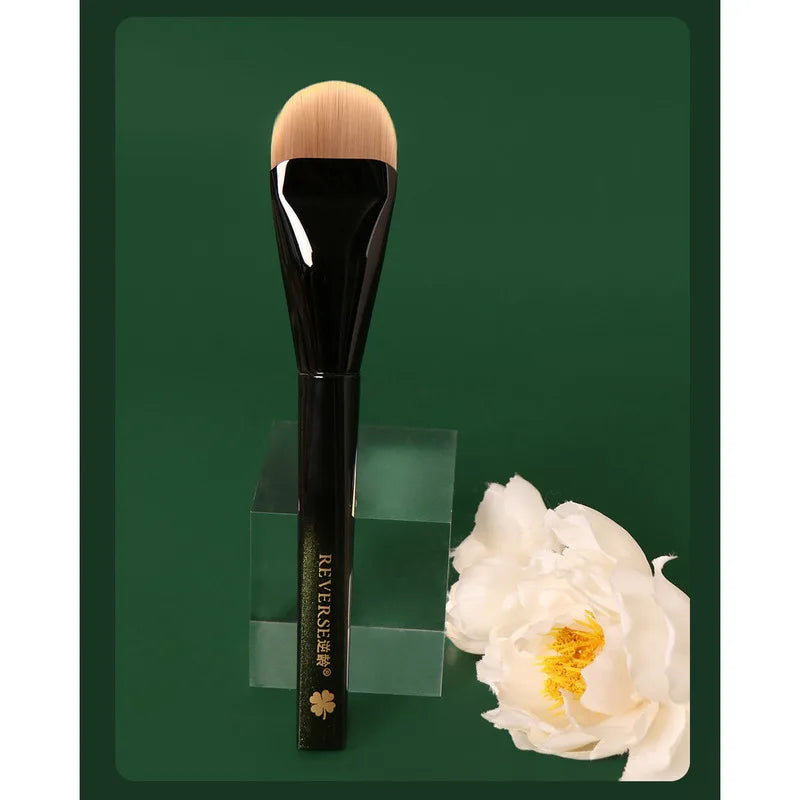 M91 Flat Round Foundation Brush | Wool Fiber Low-Absorption Foundation Brush QXL