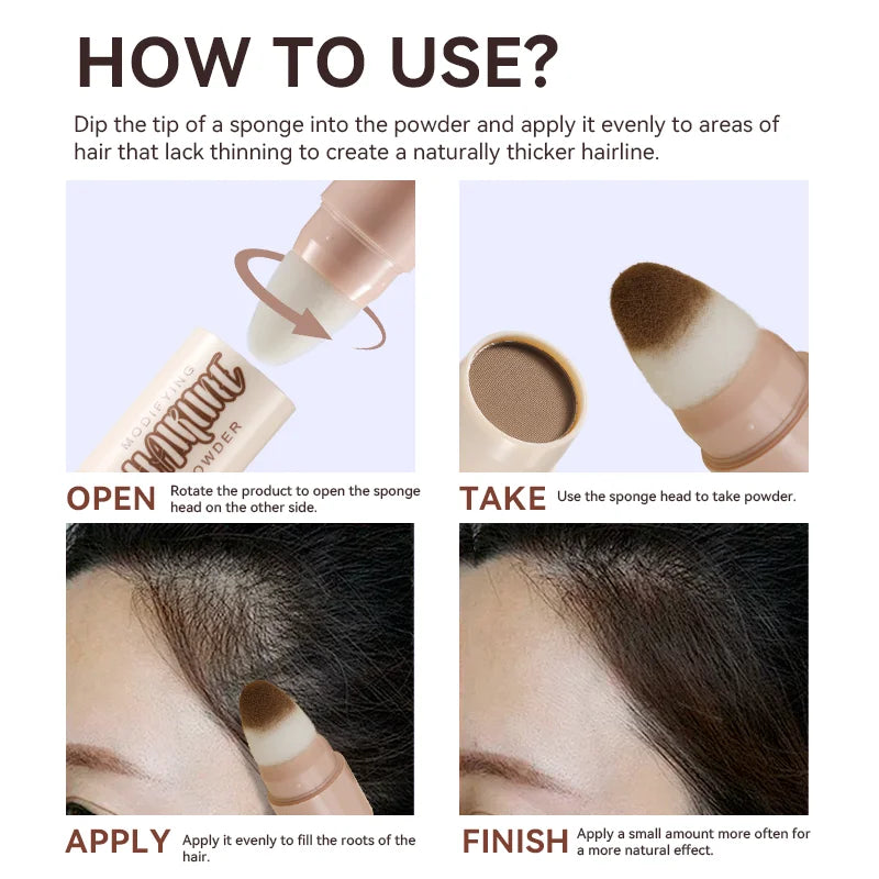 Matte Contour Powder Stick Double-Ended Sponge Applicator Contour Powder Stick QXL