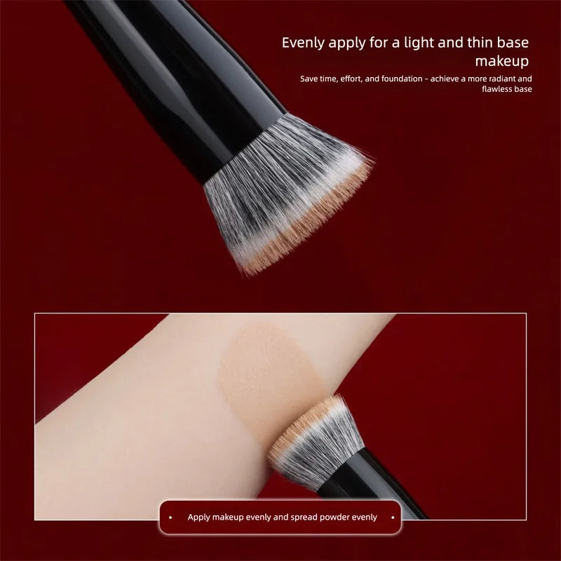Flat Foundation Brush | Soft Wool Fiber Seamless Makeup Foundation Brush QXL