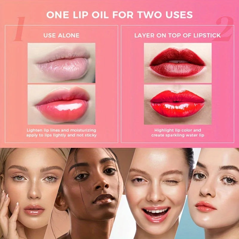 SU YAMMY Hydrating Lip Glow Oil | Tinted Plumping Gloss Tinted Lip Glow Oil QXL