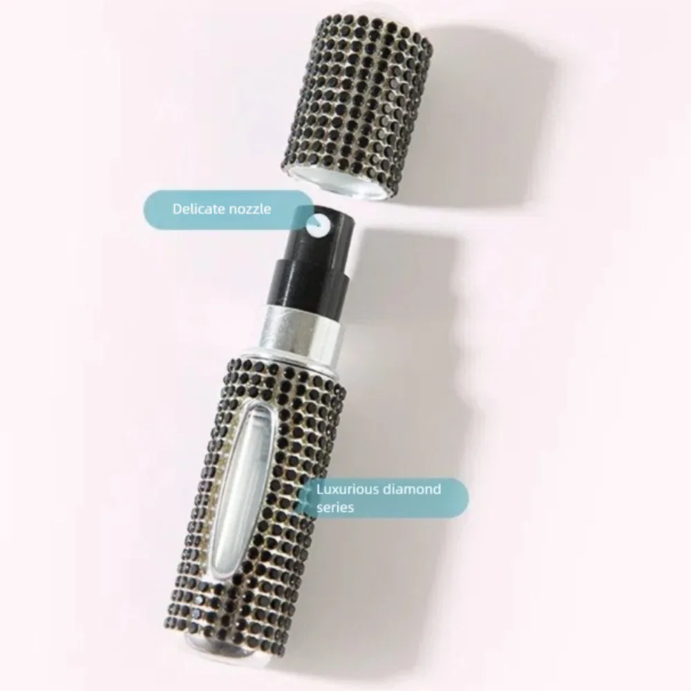 5ml Crystal Glitter Refillable Perfume Atomizer Spray Bottle Perfume Atomizer QXL