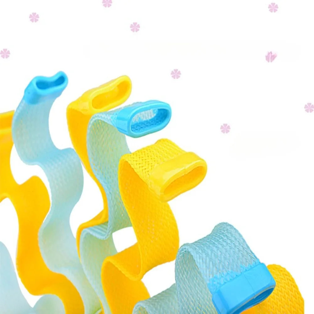 12-Pack Heatless Spiral Hair Curlers | No-Heat Bendy Rollers Heatless Hair Curlers QXL