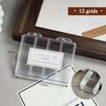 Clear Acrylic Nail Art Storage Case | Rhinestone Organizer Nail Art Organizer QXL 12grid