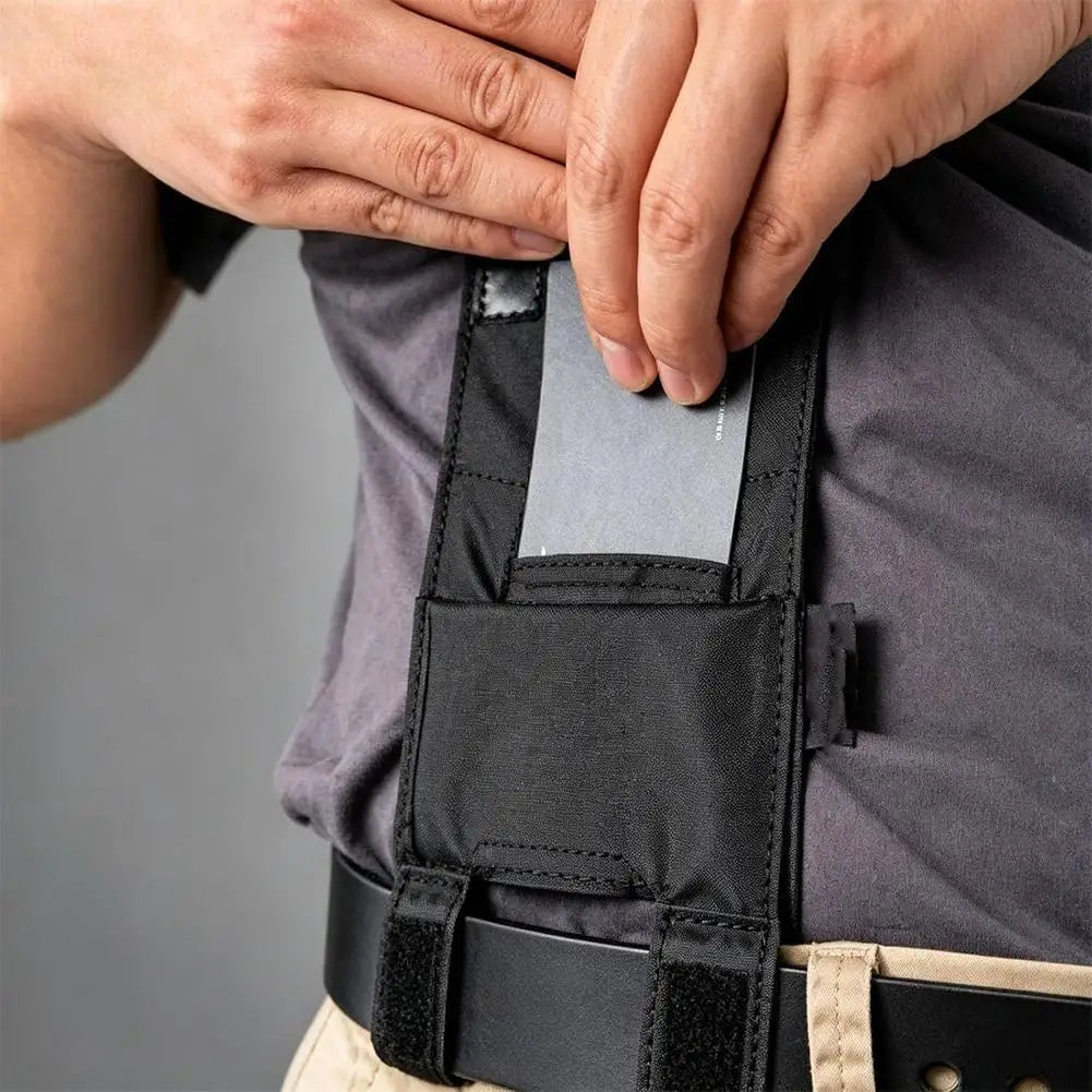 Slim Hidden Belt Wallet | Travel Cash, Card & Passport Pouch Travel Belt Wallet QXL